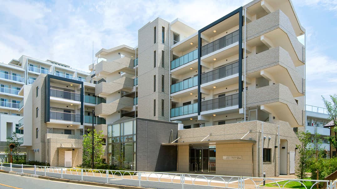 コーシャハイム千歳船橋フロントの外観写真